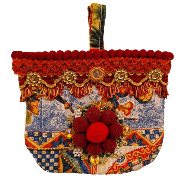Bustine piccole Ceramica stile Siciliano con Strap - immagine 5
