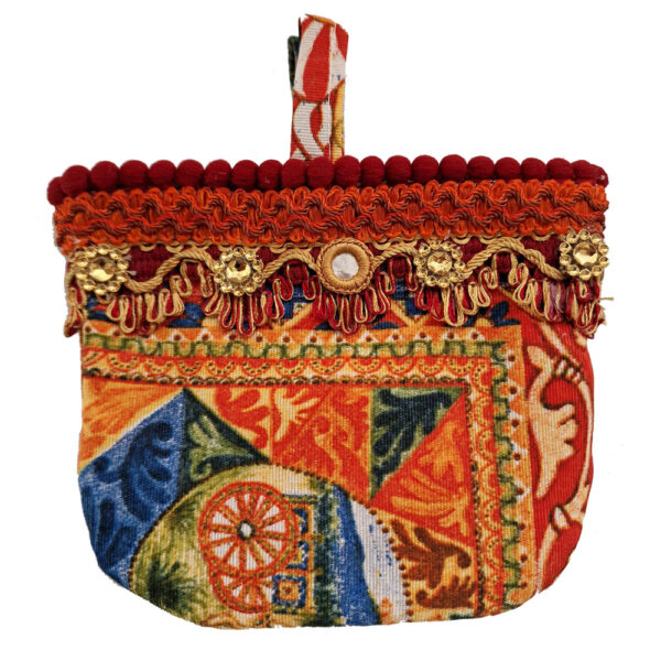 Bustine piccole Ceramica stile Siciliano con Strap - immagine 6