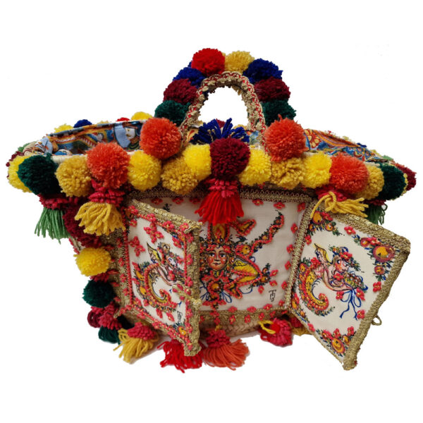 Coffa Siciliana Trinacria 3D con Tracolla - immagine 3