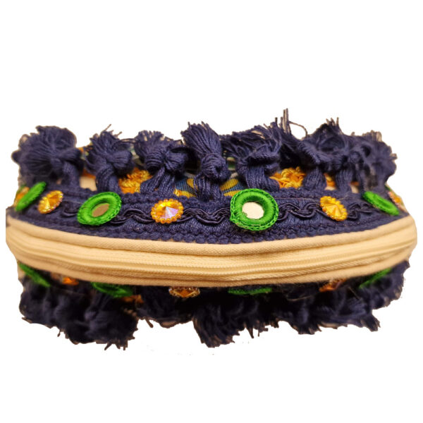 Pochette Blu con decorazioni Siciliane - immagine 3
