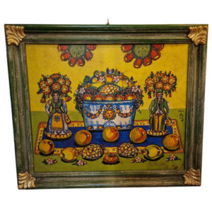 Quadro Frutta e Fiori Uomo e Donna
