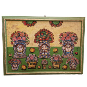 Quadro Terrazza Siciliana Con tre Teste