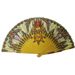 Ventaglio stile Siciliano Giallo