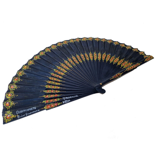 Ventaglio stile Siciliano Nero - immagine 3