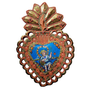 Ex Voto Gesù Pescatore Lamiera Dipinta
