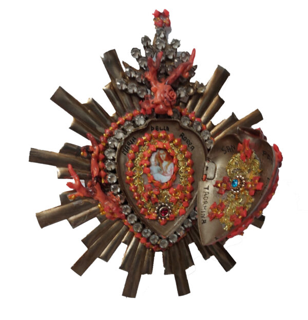Ex voto Lamiera Dipinta San Pancrazio Madonna della Rocca - immagine 2