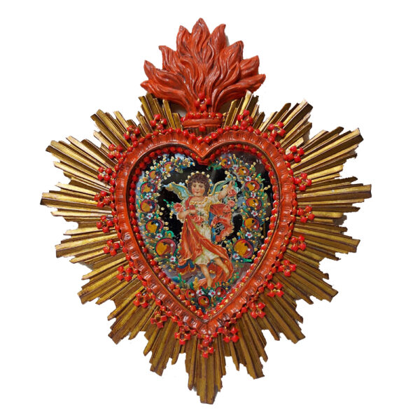 Ex Voto Cuore Barocco con Specchio - immagine 2