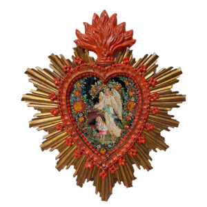 Ex Voto Cuore Barocco con Specchio